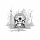 Don't trust anyone even your own shadow leaves you in the dark tattoo design idea