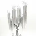 weeping willow tattoo design idea