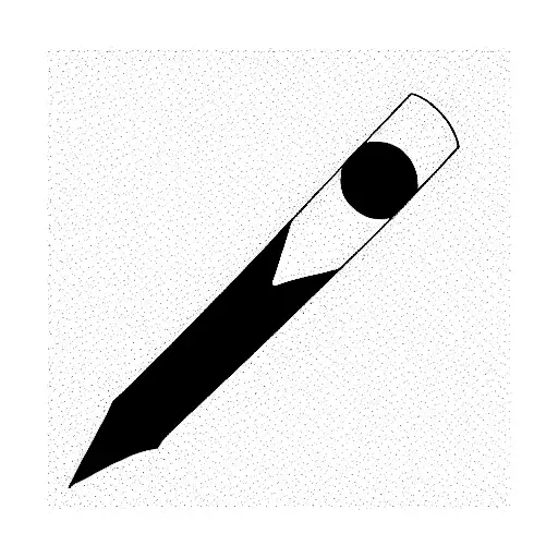 broken telescope covered in bandages tattoo design idea