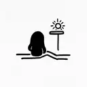 Text "never alone" tattoo design idea