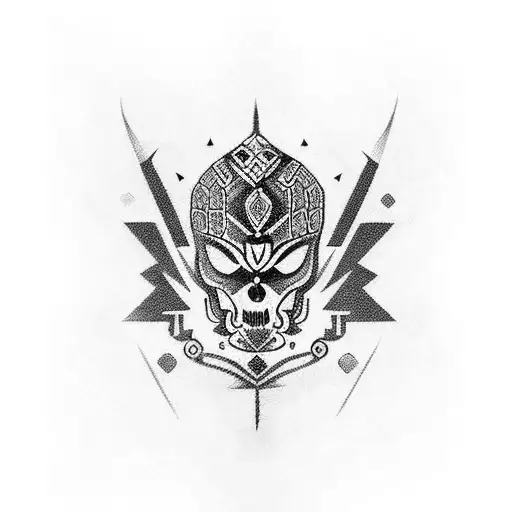 azteca warrior tattoo design idea