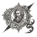 Saint Jude Thaddeus tattoo design idea