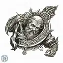 Saint Jude Thaddeus tattoo design idea