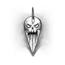 Scream Knife tattoo design idea