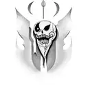 Scream Knife tattoo design idea