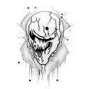 Scream Knife tattoo design idea