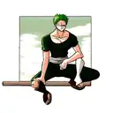 zoro one piece tattoo design idea