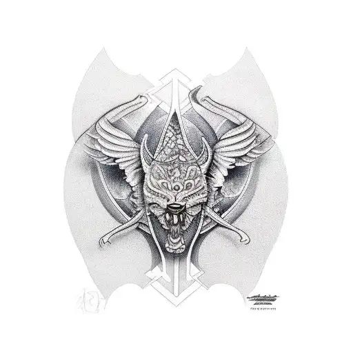 tejiendo alas tattoo design idea