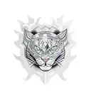 Panther tattoo design idea