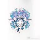 Panther tattoo design idea