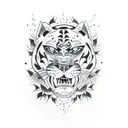 Panther tattoo design idea