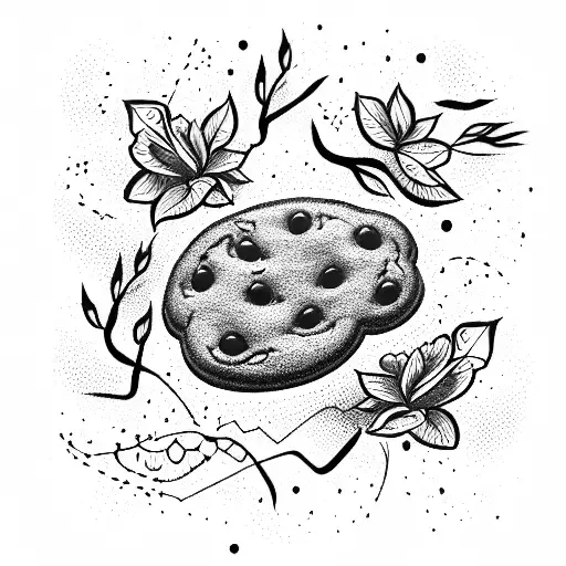 cookie tattoo design idea