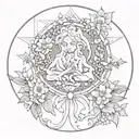 Blessed tattoo design idea