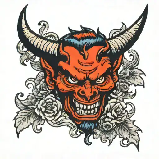 Devil Went Down To Georgia tattoo design idea