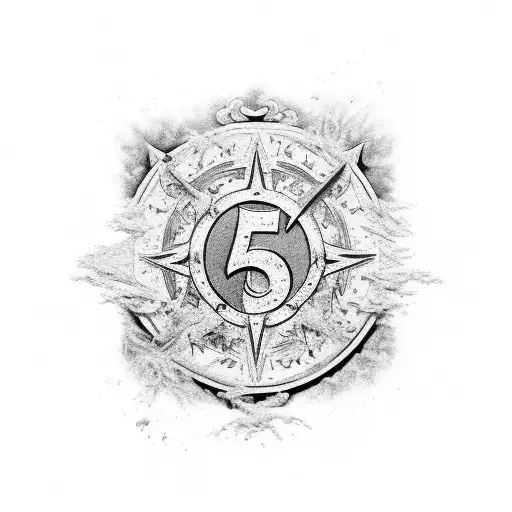 5th marsh 2023 written in roman numerals with the word marauda below it tattoo design idea
