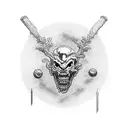 5th marsh 2023 written in roman numerals with the word marauda below it tattoo design idea