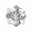 xrp cryptocurrency with code lines as background  tattoo design idea