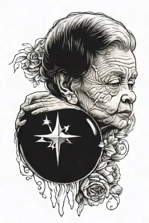 my gran died on the same day I was born baby boy born tattoo design idea