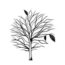 mango tree tattoo design idea