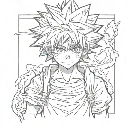 killua is evil tattoo design idea