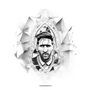 messi tattoo design idea