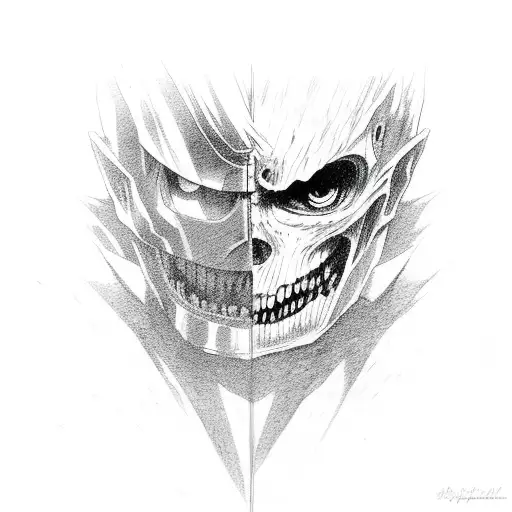 attack on titan tattoo design idea