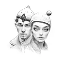 May and December matching  tattoo design idea