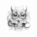 May and December matching  tattoo design idea