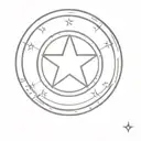 Captain America Shield tattoo design idea