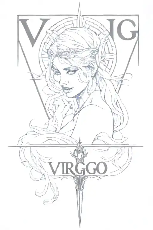 respect Virgo revenge tattoo design idea