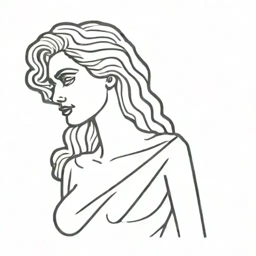 VENUs de milo twin peaks tattoo design idea