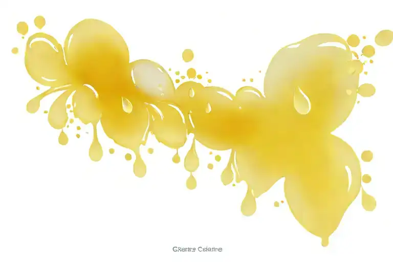 raindrops of sapphire gemstone tattoo design idea