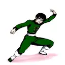 rock lee in mangá  tattoo design idea