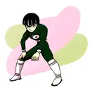 rock lee in mangá  tattoo design idea