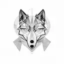 Virgo arrow wolf shoulder Tatoo tattoo design idea