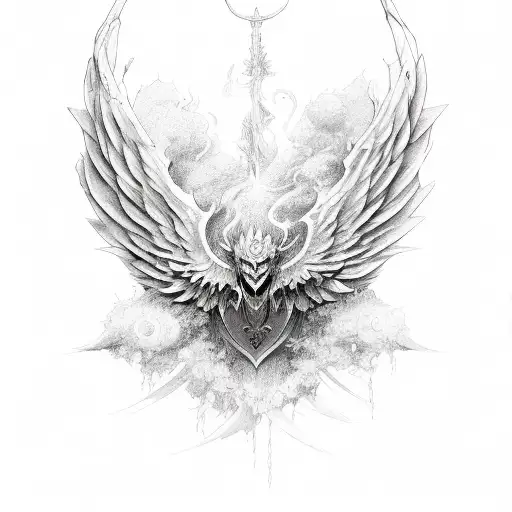 seraph tattoo design idea