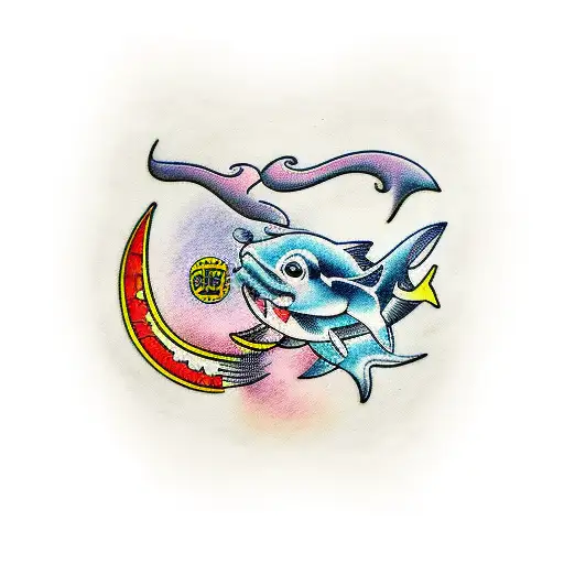 acuario y tauro  tattoo design idea