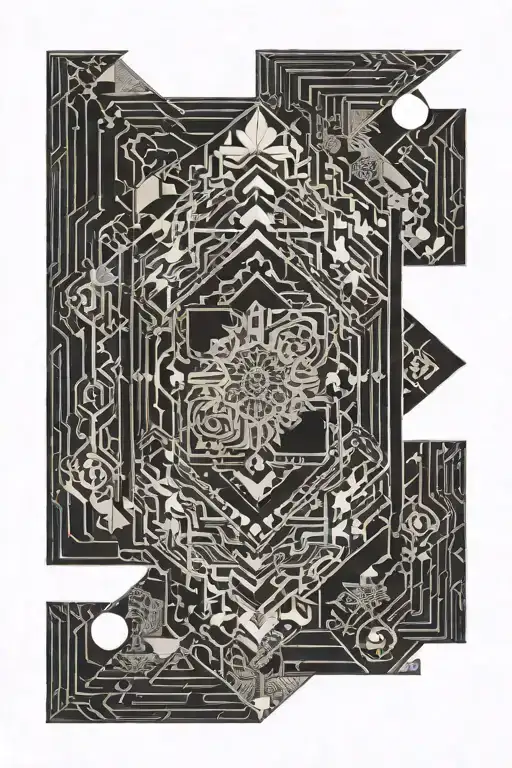 psychosis,life,balance tattoo design idea