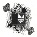 powerline tattoo design idea