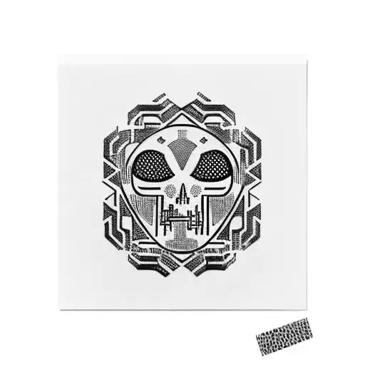 hacker arm band tattoo design idea