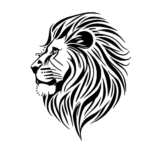 Lion Profile by Steve Wimmer: TattooNOW