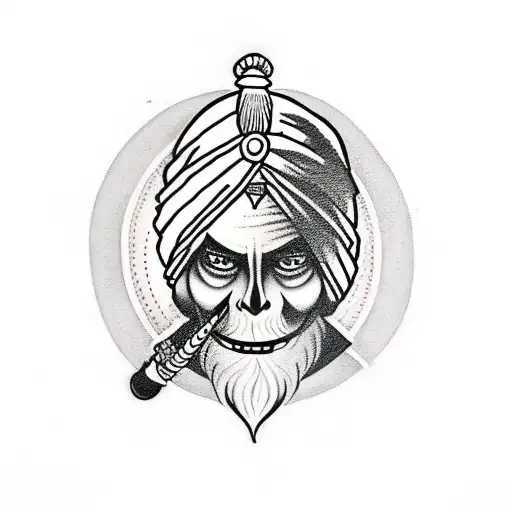 Sikh Ek Onkar Tattoo | Joel Gordon Photography