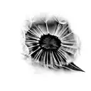 a dandelion tattoo design idea