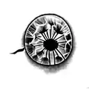a dandelion tattoo design idea