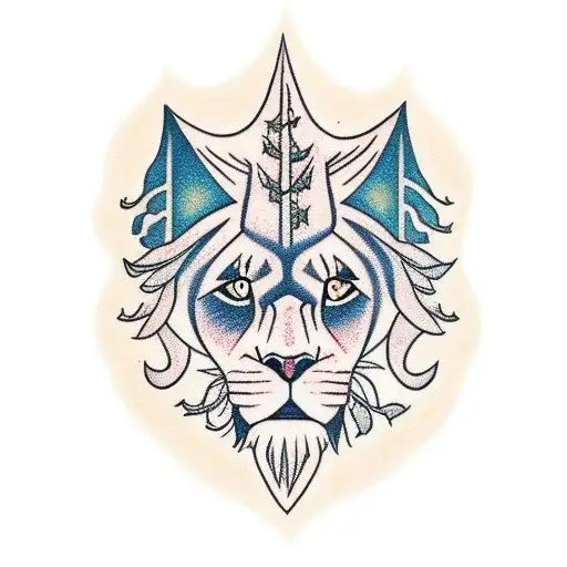 Premium Vector | The lion is the king of beasts portrait of a wicked and majestic  lion in vector art style template for tattoo poster tshirt sticker etc