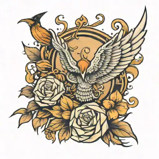 perseverance patience tattoo design idea