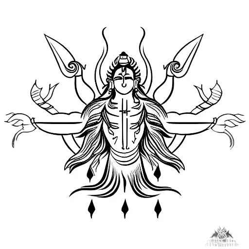 Shiva Trident tattoo for @sashi.singh.12 . . . . . . . . . . . #shivatattoo  #shivatattoos #shivatrance #lordshiva #shiva #shivashakti… | Instagram