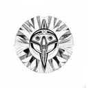 haida thunderbird  tattoo design idea