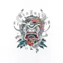 omerta tattoo design idea