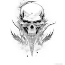 undead sorcerer  tattoo design idea